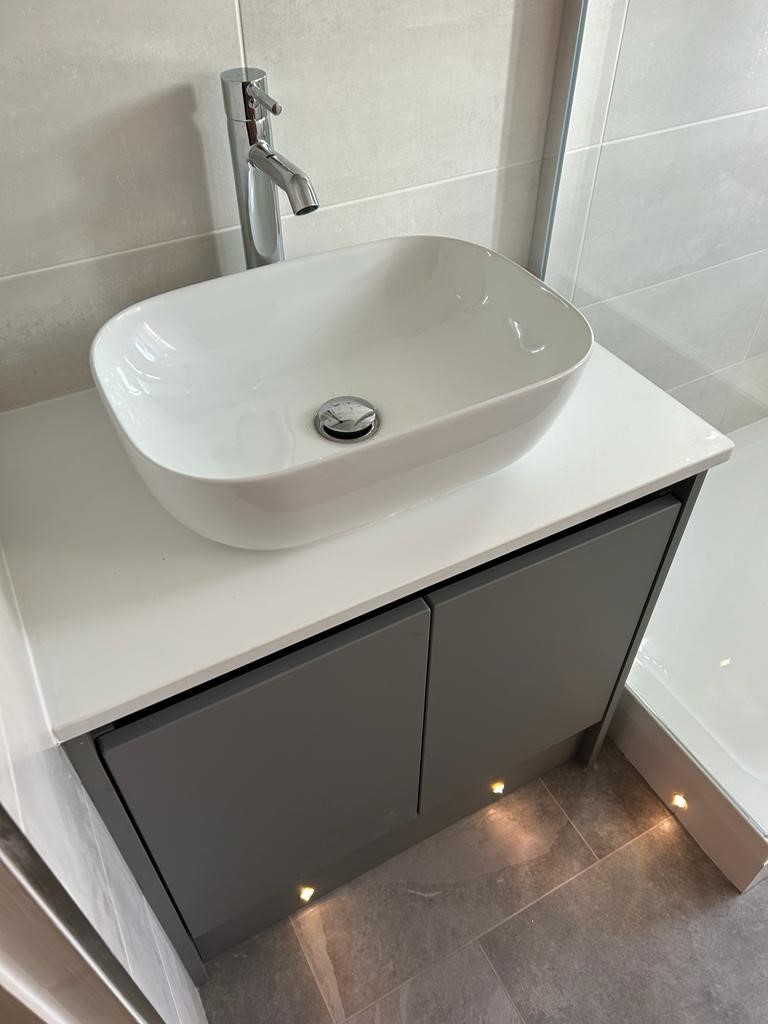 vanity unit with sink